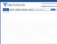 Tablet Screenshot of hikescotland.co.uk
